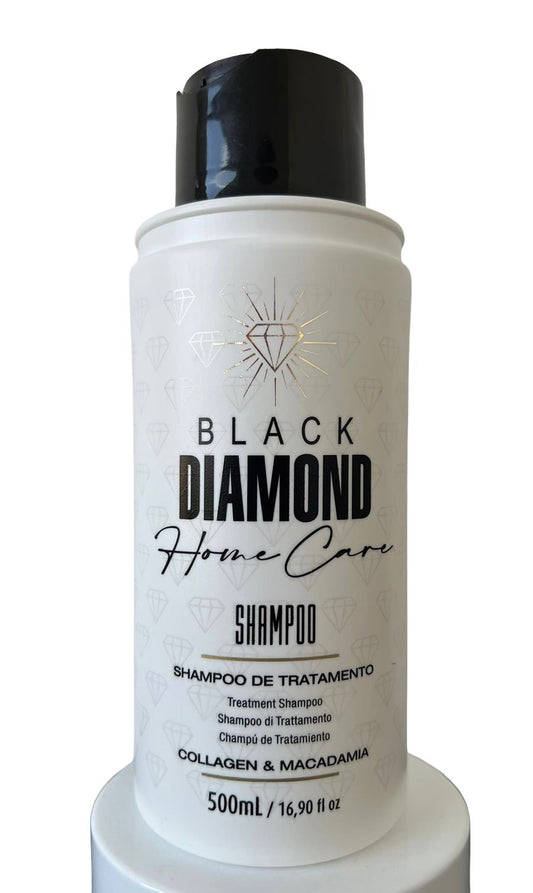 Shampooing Black Diamond 500ml Collagène & Macadamia