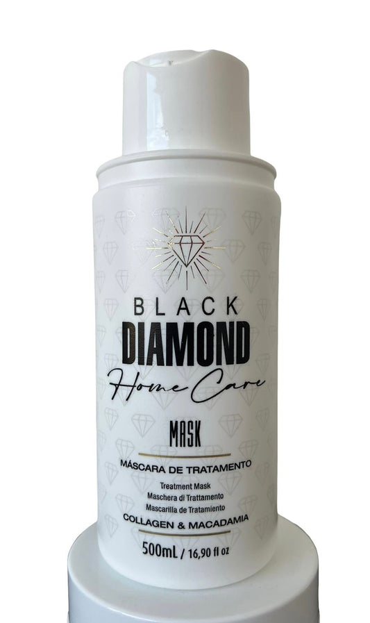 Masque Black Diamond 500ml Collagène & Macadamia
